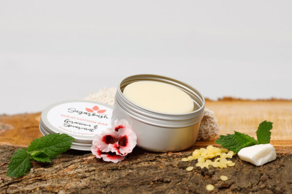 SugarBush Geranium and Spearmint Lotion Bar