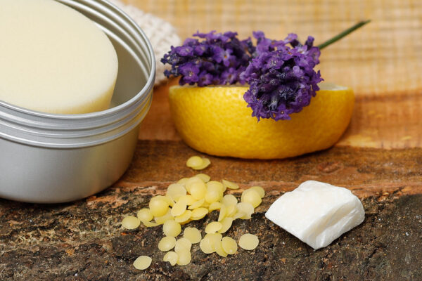 SugarBush Lavender and Lemon lotion bar image close up image